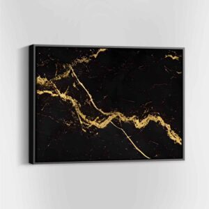 Gold & Black Stone